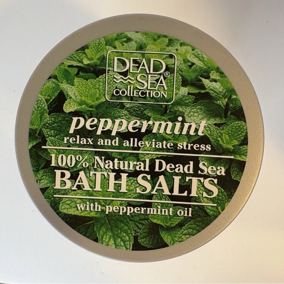 Dead Sea Collection Peppermint Bath Salts 34.2 oz Jar (2 Pack) - Picture 2 of 4